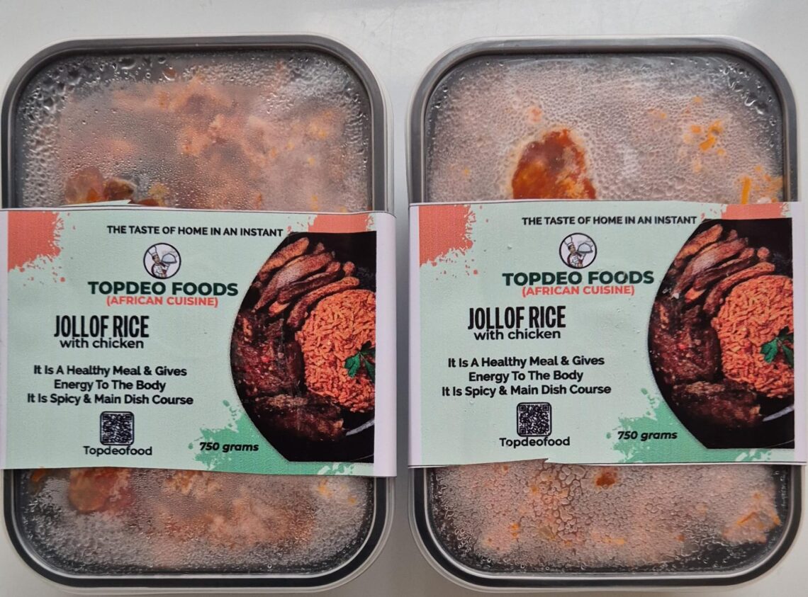 Jollof Rice 750ml bowl ( 25 minimum order )